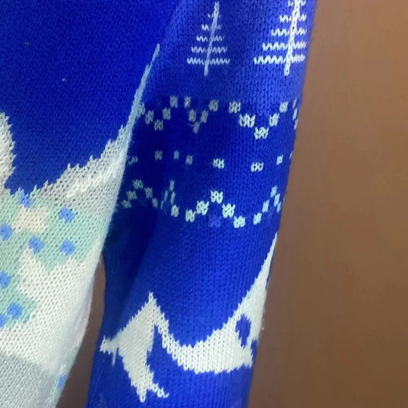 Penguin Christmas Holiday Time sweater size XXL - Picture 5 of 6